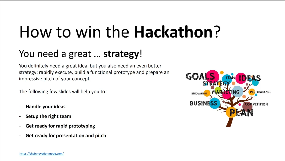 Practical advice to hackathon teams - on how to get prepared and win the hackathon