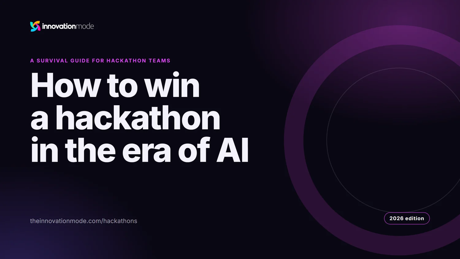 How to Win a Hackathon in the Era of AI, the survival guide for hackathon teams: download the PDF
